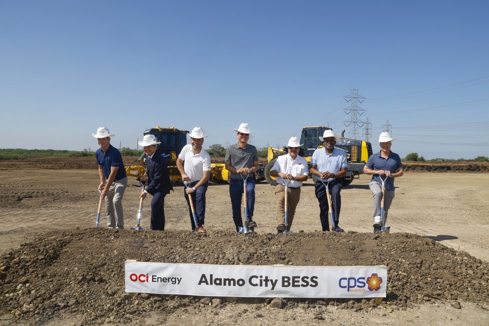 OCI Energy groundbreaking OCI Energy groundbreaking